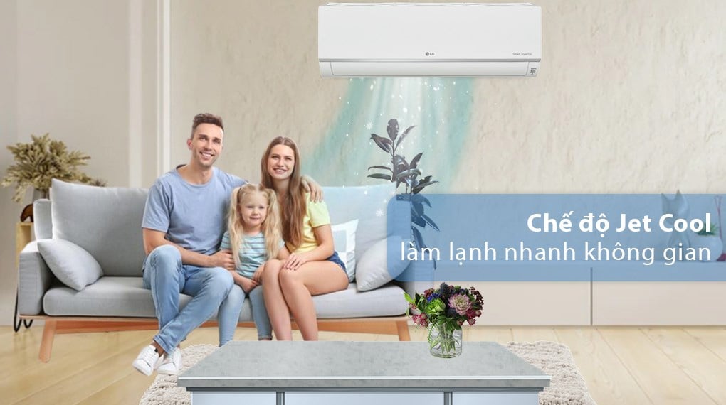LG AMNQ18GSKB0 có chế độ JetCool làm lạnh nhanh Dàn lạnh Multi LG Inverter 18.000 BTU AMNQ18GSKB0