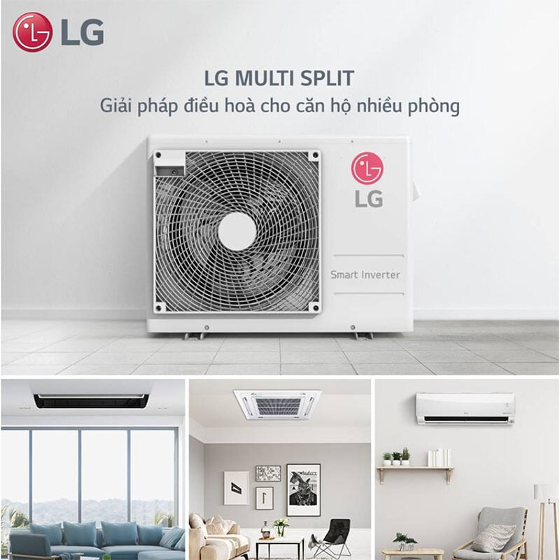 Dàn nóng điều hòa multi LG 1 chiều Inverter 24.000BTU Z3UQ24GFD0