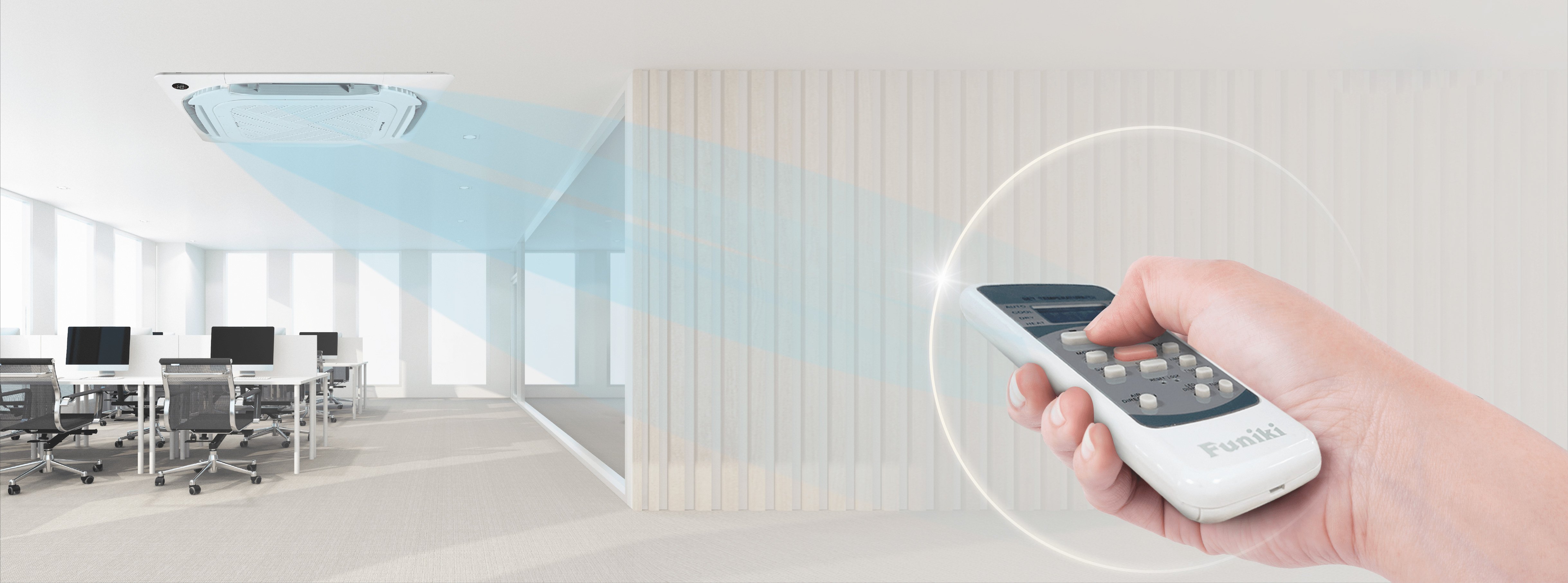 Lắp đặt linh hoạt và vận hành êm ái Điều hòa âm trần 24.000BTU Funiki CC24MMC1