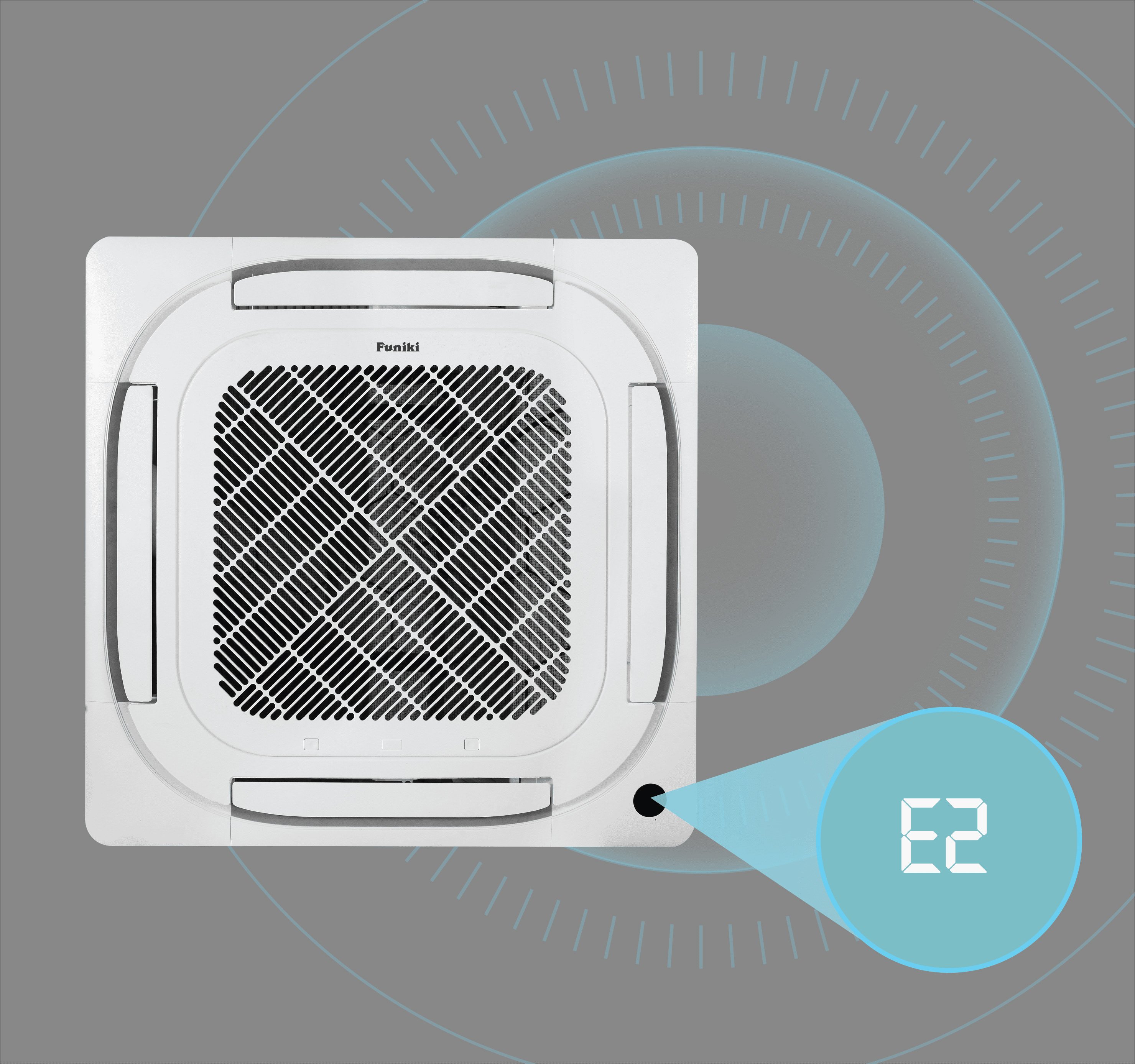 Funiki CIC24MMC được trang bị tính năng tự động chuẩn đoán lỗi Điều hòa âm trần Inverter Funiki