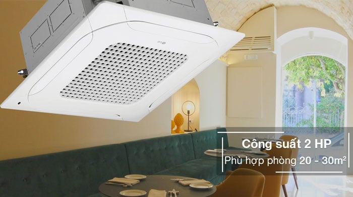 Máy lạnh âm trần LG ZTNQ18GPLA0/ZUAB1 có công suất làm lạnh lớn