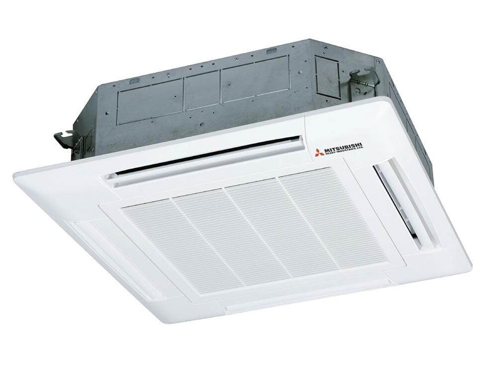 Điều hòa âm trần Cassette Mitsubishi Inverter 2 chiều 47.000 BTU FDT140VH/FDC140VNA