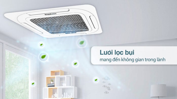 Điều hòa âm trần Nagakawa 28.000 BTU 1 chiều NT-C28R1T20 cũng có lưới lọc bụi chất lượng Điều hòa âm trần Nagakawa 28.000 BTU 1 chiều NT-C28R1T20 cũng có lưới lọc bụi chất lượng