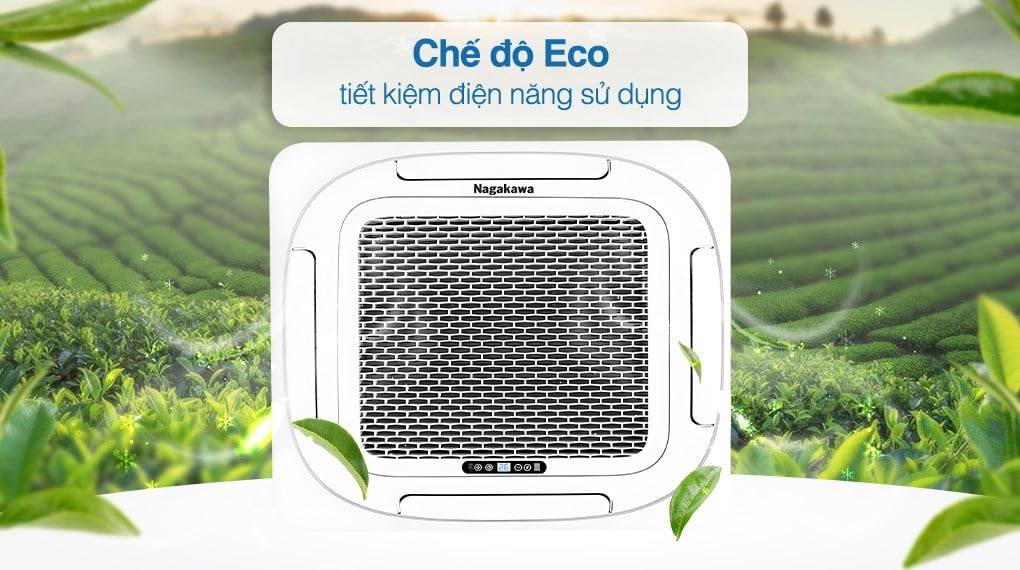 Chế độ ECO giúp điều hòa Nagakawa NT-C50R1T20 tiết kiệm điện hiệu quả hơn