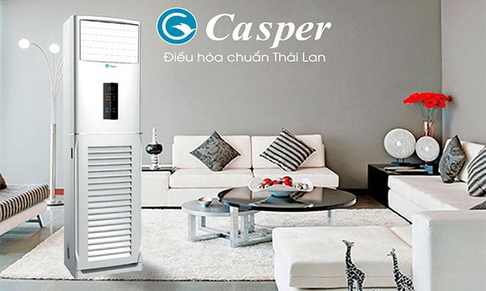 điều hòa tủ đứng 1 chiều 18.000 BTU Casper FC 18TL22 có thiết kế hiện đại