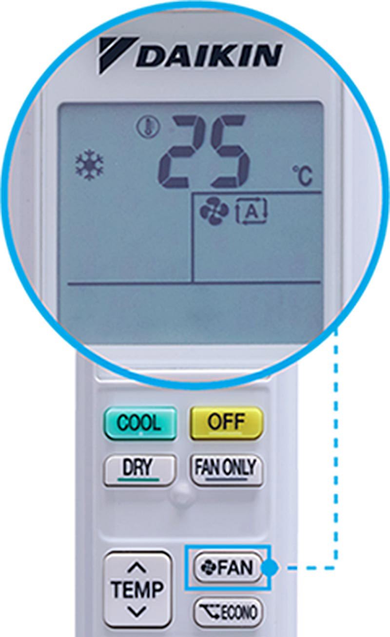 Tốc độ quạt tự động Điều hòa Multi Daikin