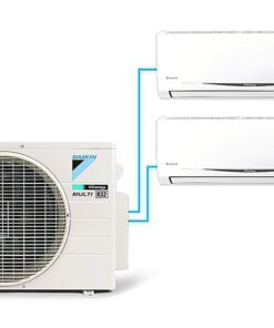 Hệ thống máy lạnh Daikin Multi S inverter 3.0 Hp 1 dàn nóng MKC70SVMV, 2 dàn lạnh CTKC25RVMV+CTKC50SVMV