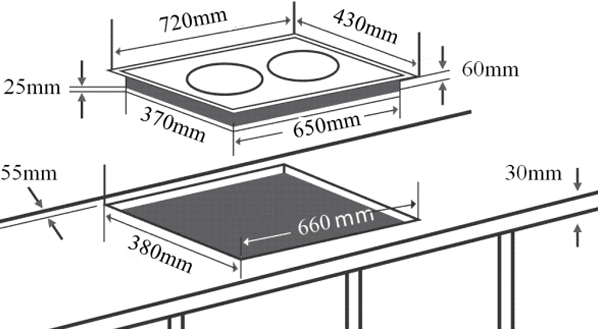 kich-thuoc-bep-tu-chefs-eh-dih203 Bếp từ Chefs EH-DIH203