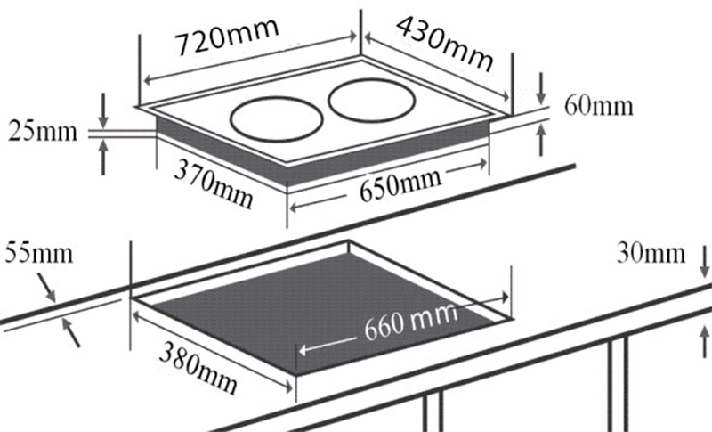 kich-thuoc-bep-tu-chefs-eh-dih209 Bếp từ Chefs EH-DIH209