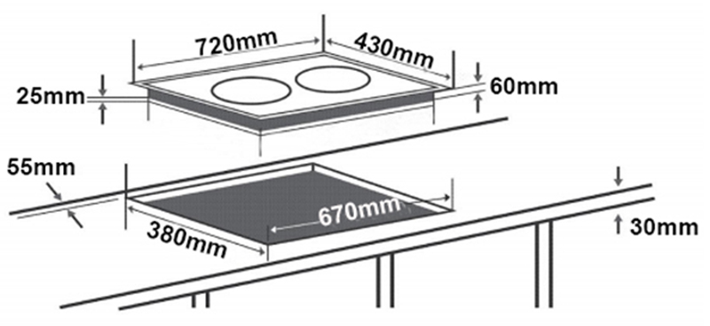 kich-thuoc-bep-tu-chefs-eh-dih323-2 Bếp từ Chefs EH-DIH323