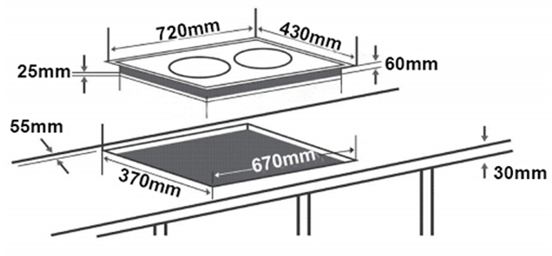 kich-thuoc-bep-tu-chefs-eh-dih326 Bếp từ Chefs EH-DIH326