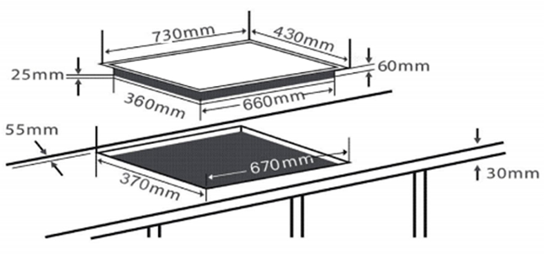 kich-thuoc-bep-tu-doi-chefs-eh-dih668 Bếp từ Chefs EH-DIH668