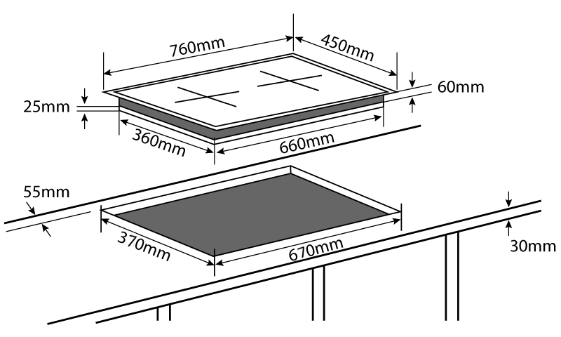 kich-thuoc-bep-tu-doi-chefs-eh-dih888v Bếp từ Chefs EH-DIH888E