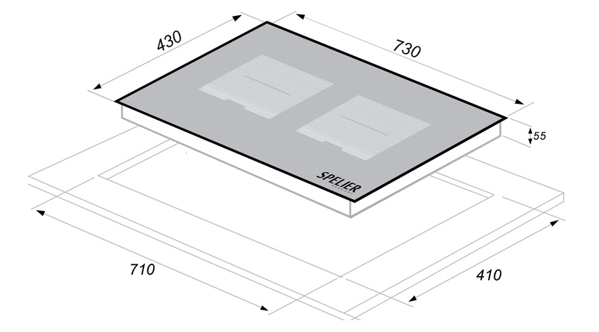 kich-thuoc-bep-tu-doi-spelier-spe-ic1089 Bếp từ Spelier SPE IC 1089