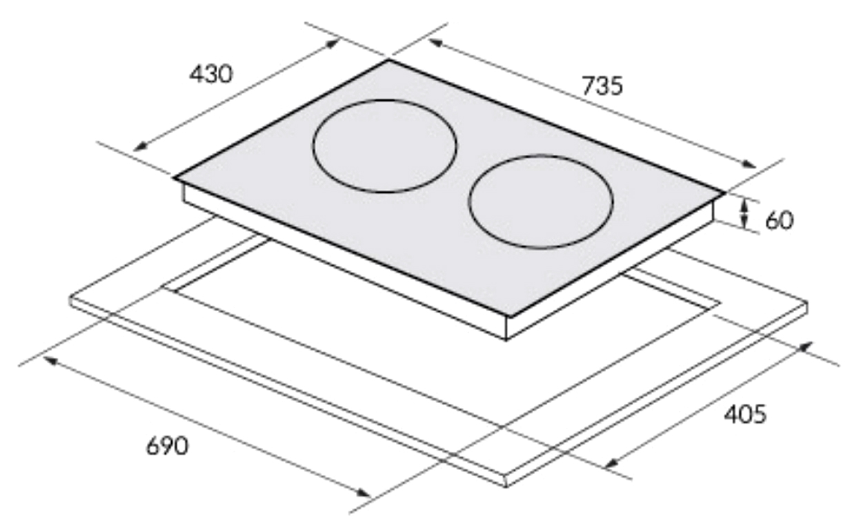 kich-thuoc-bep-tu-eurosun-eu-t210max Bếp từ Eurosun EU-T210Max
