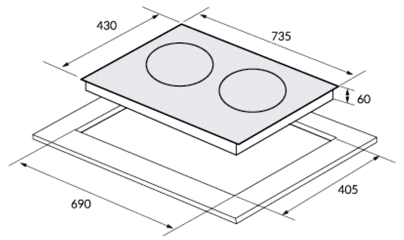 kich-thuoc-bep-tu-eurosun-eu-t256max Bếp từ Eurosun EU-T256Max