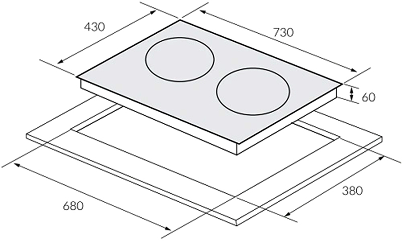 kich-thuoc-bep-tu-eurosun-eu-t710pro Bếp từ Eurosun EU-T710Pro Gold | Màu vàng