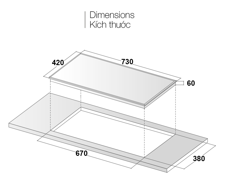 kich-thuoc-bep-tu-faster-fs-836g Bếp từ Faster FS 836G