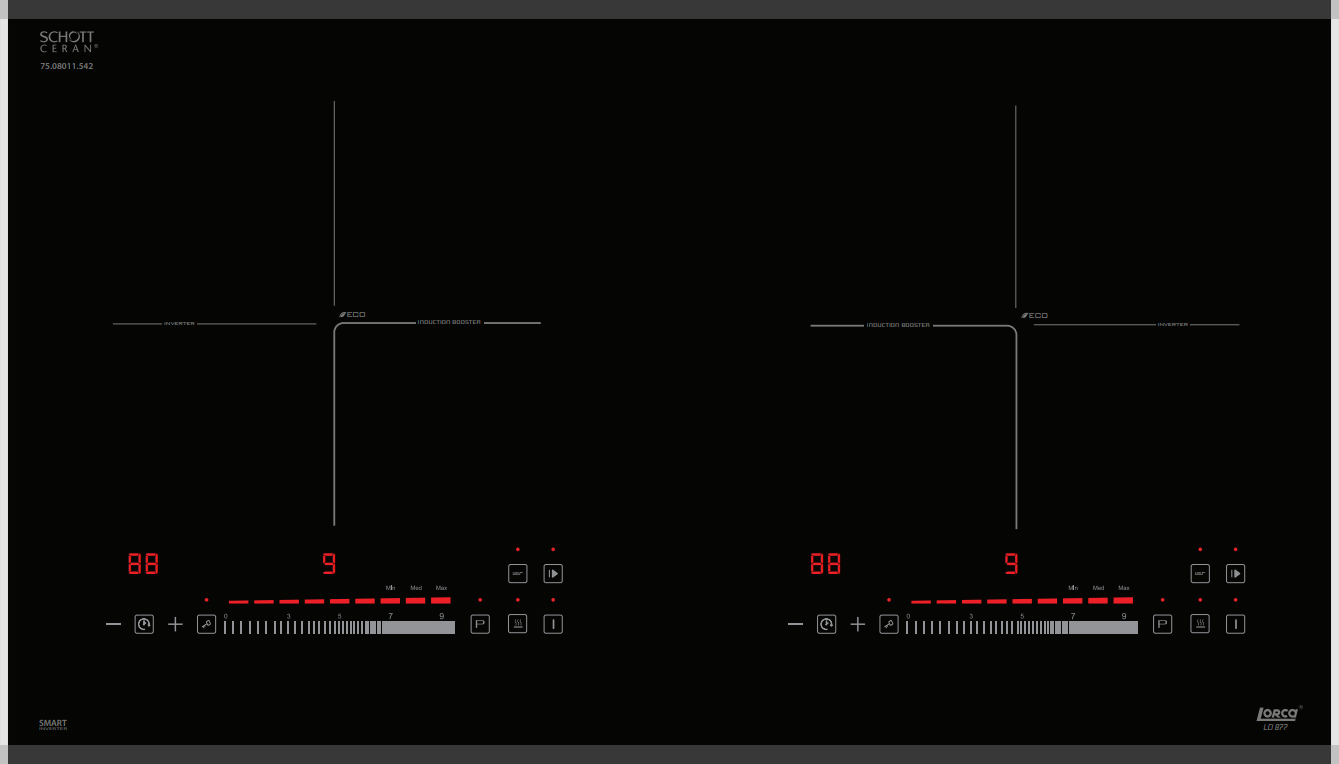 Toàn cảnh - Bếp từ Lorca LCI-877 - Nhập khẩu nguyên chiếc từ Malaysia Toàn cảnh - Bếp từ Lorca LCI-877 - Nhập khẩu nguyên chiếc từ Malaysia