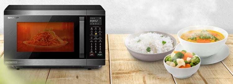 Lò vi sóng Sharp R C932XVN BST có đa dạng chức năng