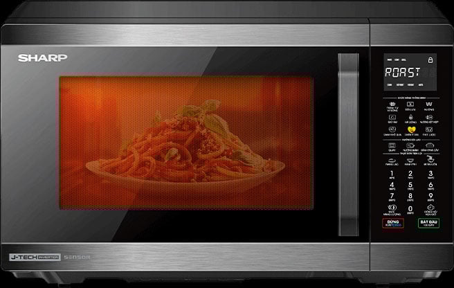 Lò vi sóng R C932XVN BST có thiết kế hiện đại