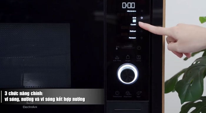 lò vi sóng Electrolux EMSB30XCF có đa dạng chức năng lò vi sóng Electrolux EMSB30XCF có đa dạng chức năng