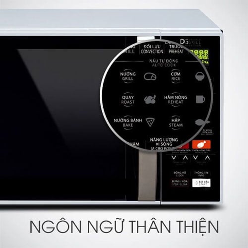 lò vi sóng Sharp R C900VN S có bảng điều khiển dễ sử dụng lò vi sóng Sharp R C900VN S có bảng điều khiển dễ sử dụng