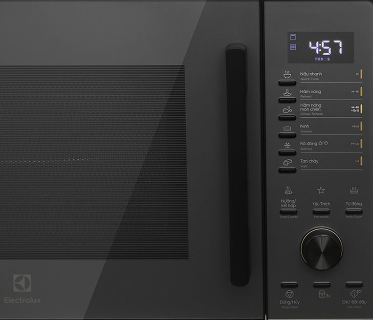 Lò vi sóng Electrolux EMG30D22BM có bảng điều khiển dễ dùng Lò vi sóng Electrolux EMG30D22BM có bảng điều khiển dễ dùng