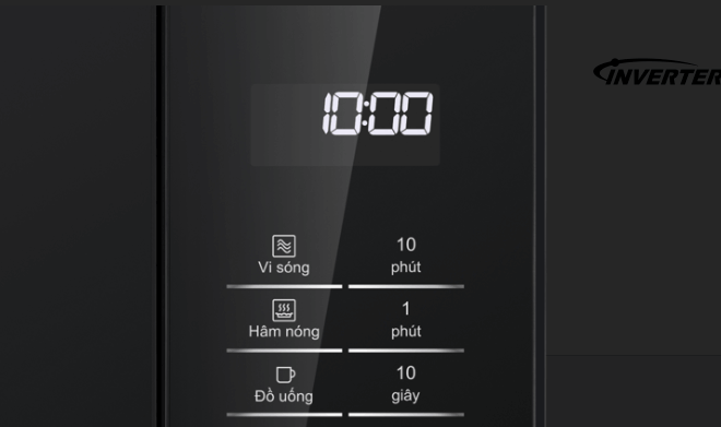 Lò vi sóng 32 lít Panasonic NN ST65JBYUE được trang bị bảng điều khiển điện tử Lò vi sóng 32 lít Panasonic NN ST65JBYUE được trang bị bảng điều khiển điện tử