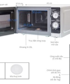 Lò vi sóng Sharp R-205VN-S (20 lít)