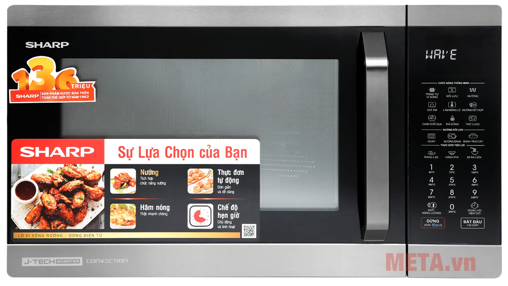 Hình ảnh lò vi sóng Sharp R C932XVN BST
