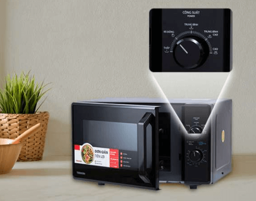 Lò vi sóng Toshiba MW2 MM24PC BK 24 lít có thể tùy chỉnh công suất