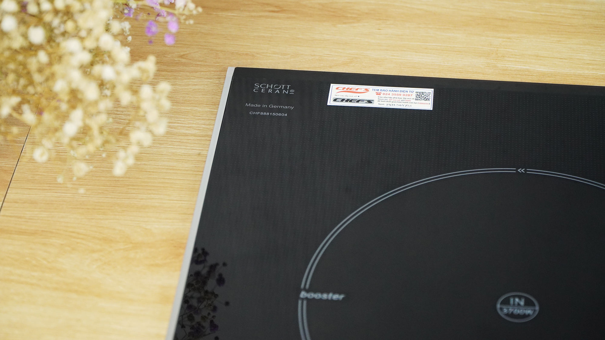 mat-kinh-bep-tu-doi-chefs-eh-dih888p Bếp từ Chefs EH-DIH888P