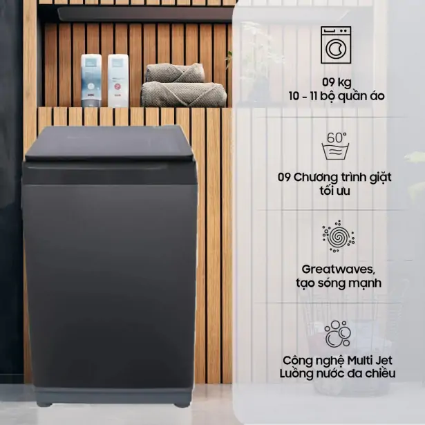 Đánh Giá Toàn Diện Máy Giặt Aqua Lồng Đứng AQW-F91GT.S – Sạch Sâu, Tiết Kiệm, Hiện Đại