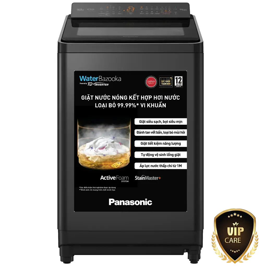 Đánh Giá Công Nghệ Giặt Trên Máy Giặt Panasonic Inverter NA-FD125V3BV