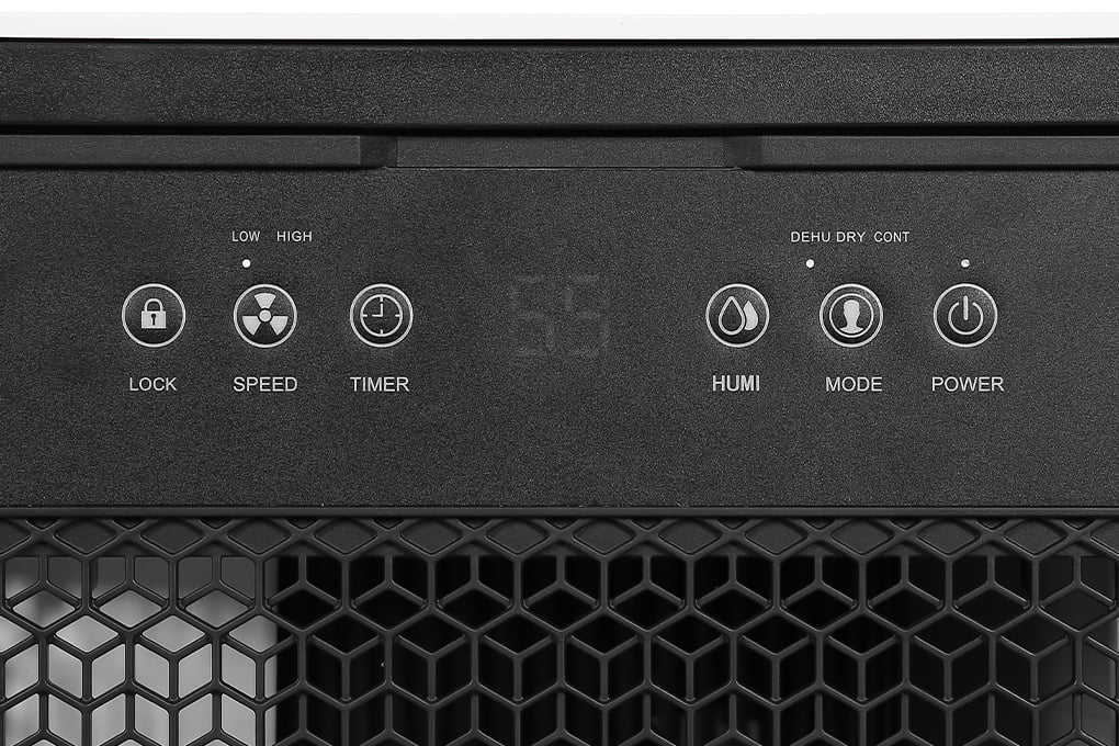 Bảng điều khiển của máy hút ẩm Kangaroo KGDH16