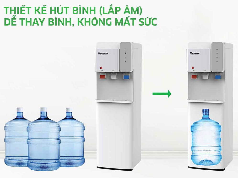 cây nước nóng lạnh Kangaroo KG63A3 sở hữu thiết kế âm bình hiện đại cây nước nóng lạnh Kangaroo KG63A3 sở hữu thiết kế âm bình hiện đại