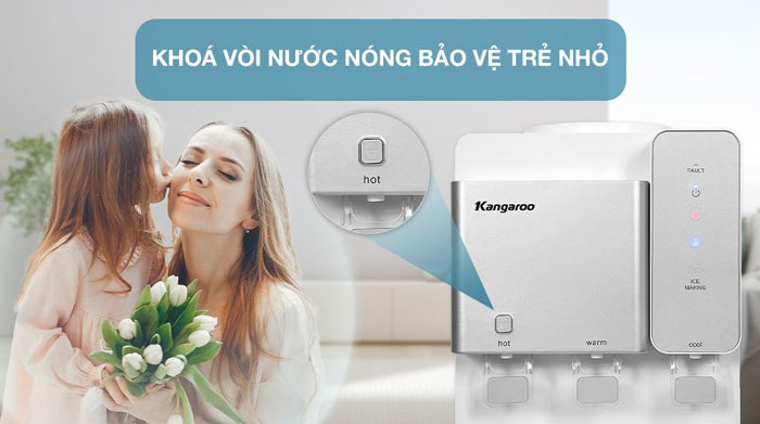 Kangaroo KG65A3 có khóa vòi nước nóng an toàn Kangaroo KG65A3 có khóa vòi nước nóng an toàn