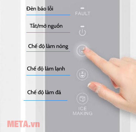 Bảng điều khiển của cây nước Kangaroo KG65A3 Bảng điều khiển của cây nước Kangaroo KG65A3