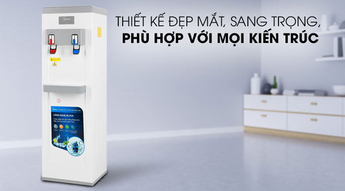máy làm nóng lạnh nước Midea YL1932S có kiểu dáng hiện đại