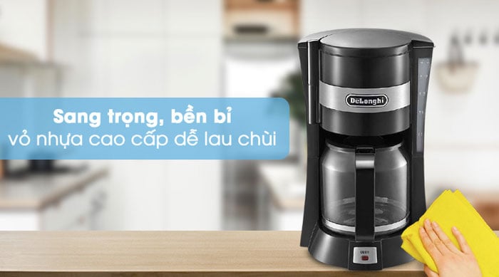 Delonghi ICM15210.1 có kiểu dáng sang trọng, hiện đại Delonghi ICM15210.1 có kiểu dáng sang trọng, hiện đại