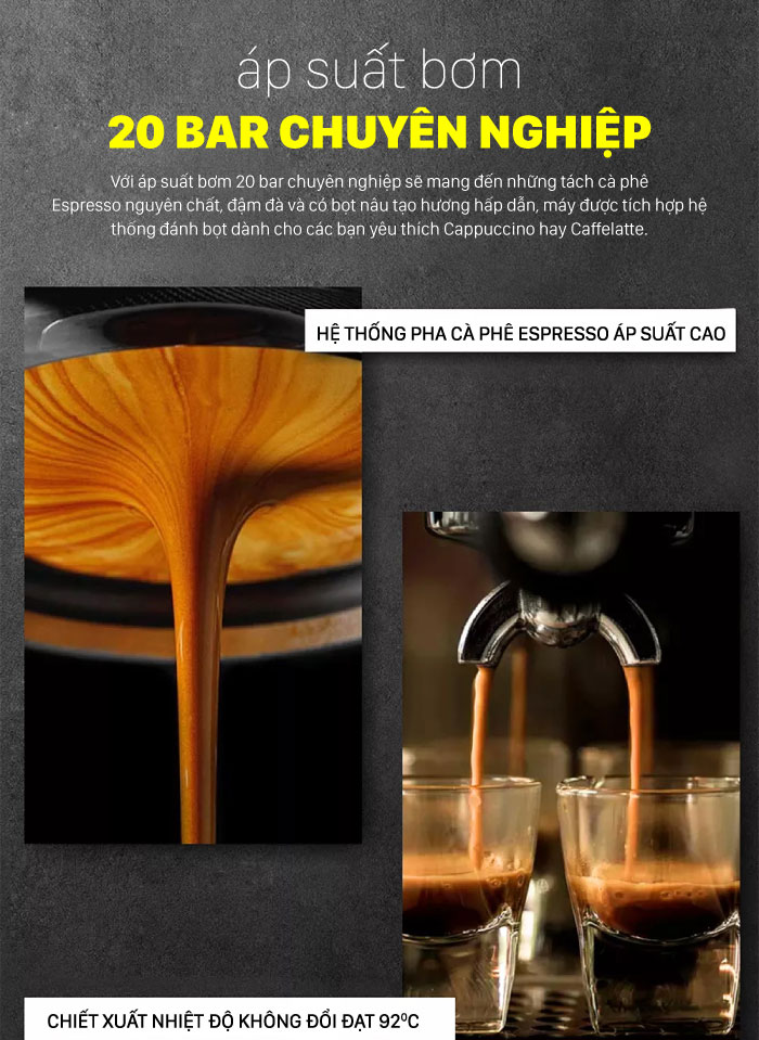 Máy pha cà phê Espresso Roler