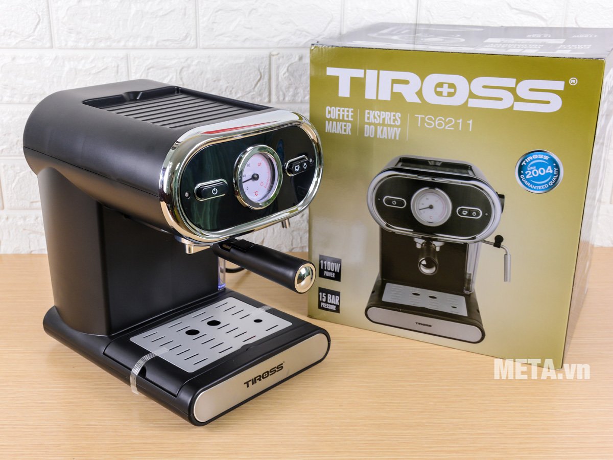 Máy pha cà phê Espresso Tiross TS6211 (15 bar)