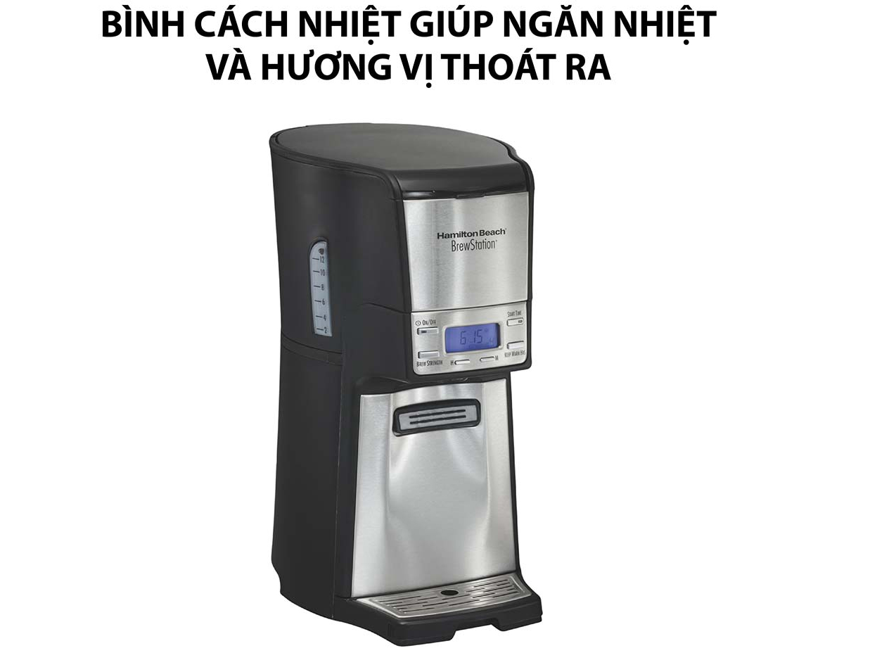 Máy pha cà phê Hamilton Beach 12 Cup - 48465-SAU
