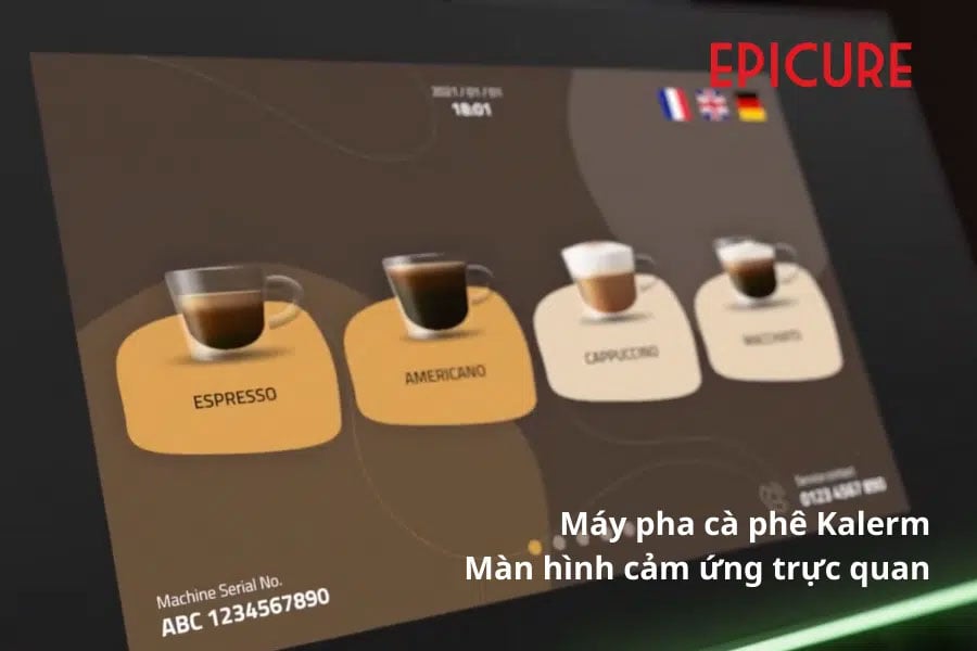 Máy pha cà phê tự động Kalerm