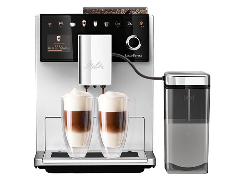 Máy pha cà phê Melitta có 12 công thức cà phê để lựa chọn Máy pha cà phê Melitta