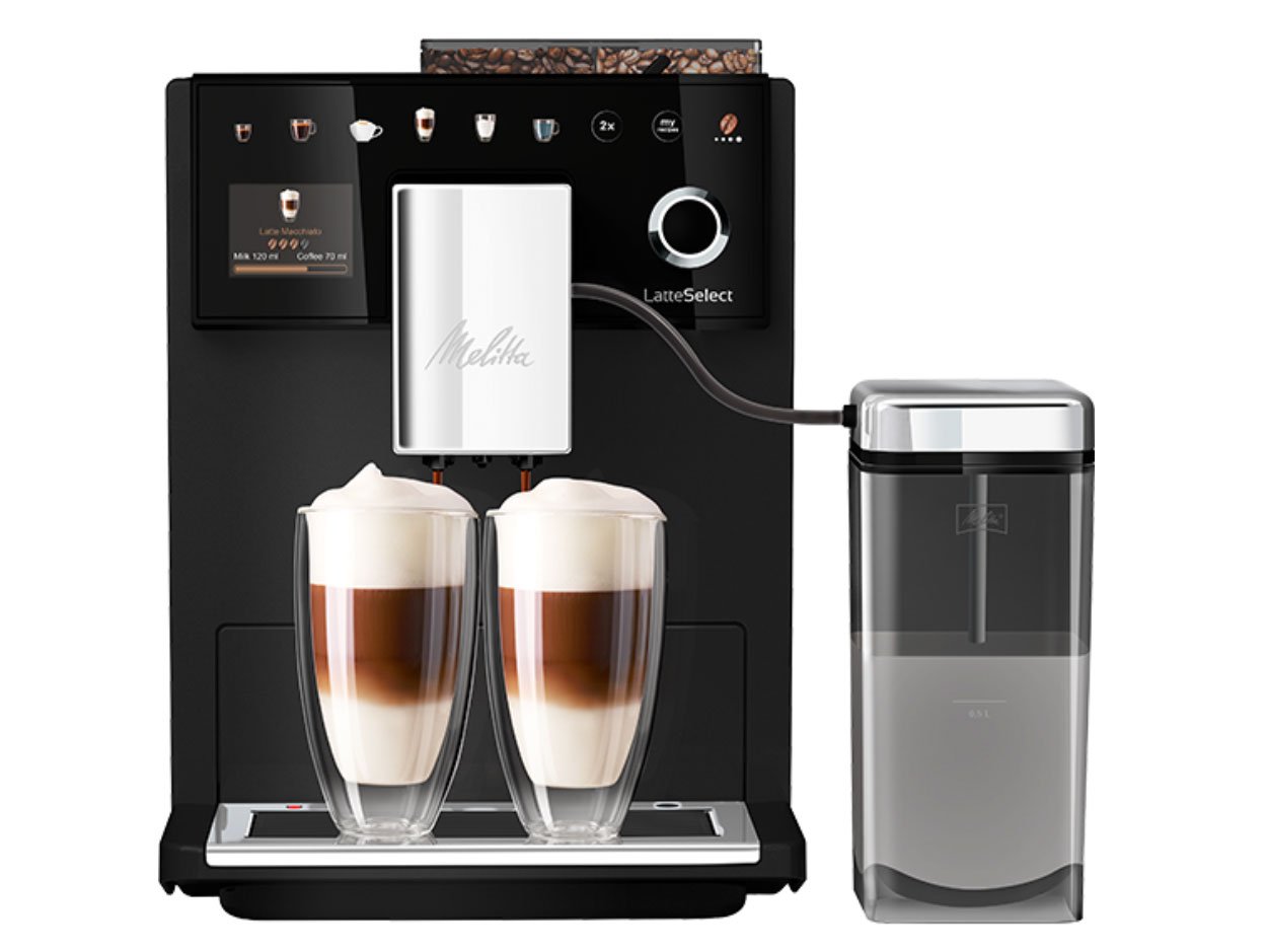 Máy pha cà phê có màn hình màu TFT Máy pha cà phê