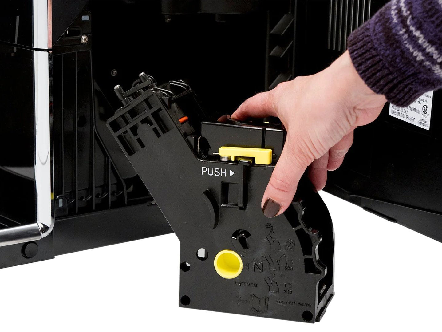 Cối ép của Gaggia Anima Barista Plus có thể tháo rời