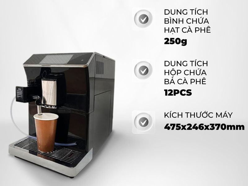 Máy pha cà phê tự động P-Emic PTB-203