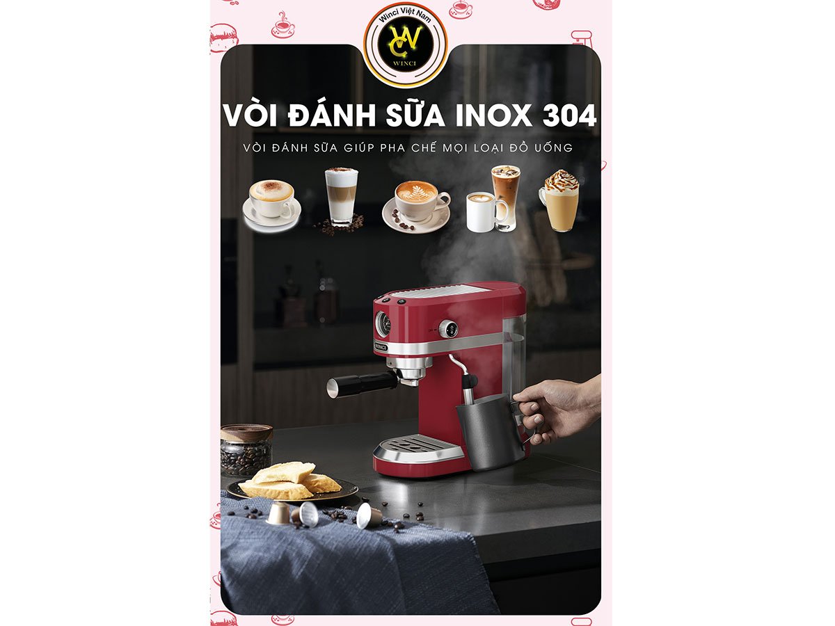 Máy pha cà phê Winci EM3102